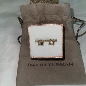 David Yurman  Earings/ Pink Morganite And Dimond Chatelaine